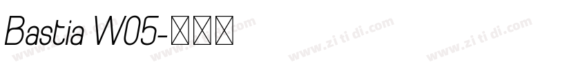 Bastia W05字体转换